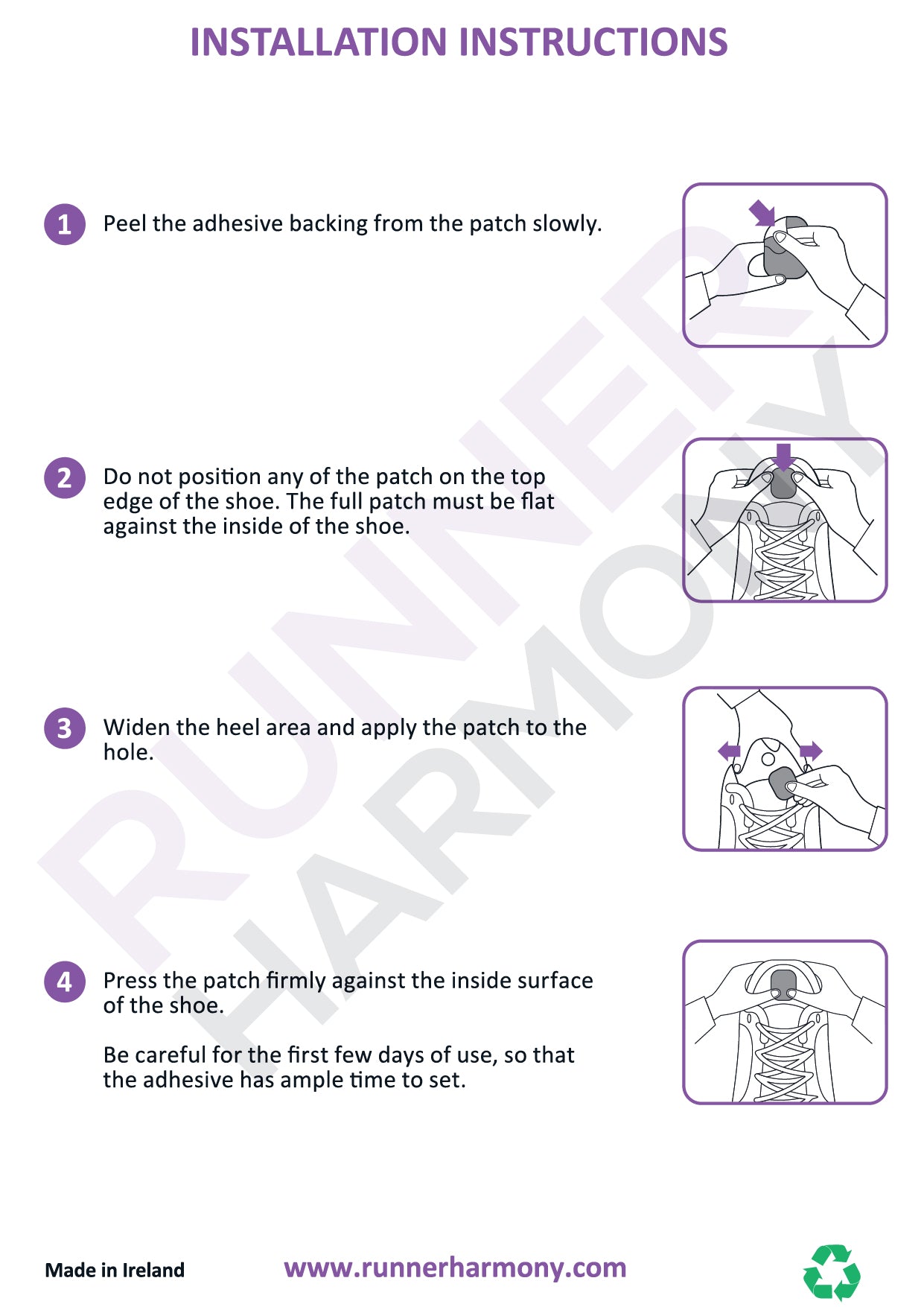 Heel Repair Patch